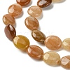 Natural Golden Silk Jade Beads Strands G-K365-B06-02-4
