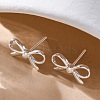 S925 Sterling Silver Stud Earrings EJEW-R015-02S-2