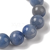 10mm Round Natural Blue Aventurine Braided Bead Bracelets BJEW-C067-01C-16-3