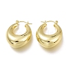 Brass Hoop Earrings EJEW-H104-19G-2