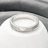 304 Stainless Steel Sun Shin Finger Ring for Women RJEW-B109-04P-2