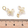 Brass Micro Pave Cubic Zirconia Pendants KK-P271-03G-A-3