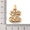 Brass Micro Pave Cubic Zirconia Pendants KK-C076-29Z-G01-3