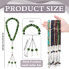 8Pcs 8 Colors Alloy Charm Bracelets BJEW-PH0004-69-2