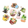 8Pcs 8 Styles Alloy Enamel Pandants ENAM-FP0002-71-4