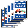 5Pcs Waterproof PVC Warning Sign Stickers DIY-WH0237-032-1