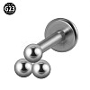 G23 Titanium Threadless Labrets for Women Men WG33C7B-30-1