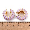 Brass Cuff Earrings for Women EJEW-A115-01G-05-3