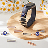 12Pcs 3 Colors Alloy Watch Band Charms for Watch Loops Accesssories FIND-FH0017-64-4