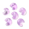 Baking Paint Transparent Glass Beads DGLA-F003-01J-1