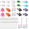 CHGCRAFT DIY Fish Dangle Earring Making Kits DIY-CA0004-10-1