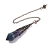 Natural Fluorite Pointed Dowsing Pendulum Big Pendants G-H285-06R-A30-1