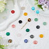 SUPERFINDINGS 30Pcs 15 Style Natural & Synthetic Mixed Gemstone Cabochons G-FH0002-30-6