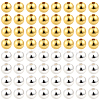 1200Pcs 2 Colors CCB Plastic Beads CCB-PA0001-04C-7
