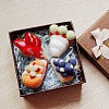 Imitation Cake Gift Box Needle Felting Kit DIY-D065-02P-1