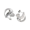 304 Stainless Steel Stud Earrings for Women EJEW-K281-29P-2