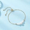 Brass Cable Chains Slider Bracelets BJEW-JB12813-01-1
