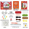 1Set Christmas Theme DIY Crochet Kit for Beginners DIY-SC0027-78A-3
