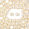 100Pcs ABS Plastic Imitation Pearl Beads OACR-YW0002-46A-2