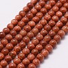 Goldstone Beads Strands X-G-N0200-01A-3mm-1