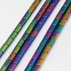 Electroplate Non-magnetic Synthetic Hematite Beads Strands G-J162-A-08-1