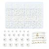 1800Pcs Baking Paint Pearlized Glass Pearl Round Beads HY-YW0001-10-1