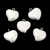 Imitation Jade Glass Pendants KK-Q777-01G-02-4