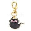 Halloween Alloy Enamel Pendant Decoration HJEW-JM02265-2