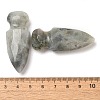 Natural Labradorite Craved Sword Model Ornament DJEW-C019-02K-3