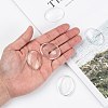 Transparent Oval Glass Cabochons GGLA-R022-40x30-7