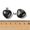 Natural Banded Agate Pendants G-F820-10A-13-3