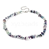 12Pcs 12 Styles Mixed Gemstone Chip Beaded Necklaces for Women G-B122-04-2