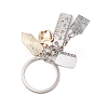 Teachers' Day Alloy Enamel Keychains KEYC-JKC00783-4