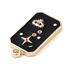 Tarot Alloy Enamel Pendants FIND-Z057-02G-02-2