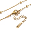 Brass Chain Necklaces NJEW-P309-11G-1