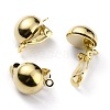 Brass Clip-on Earring Findings KK-O131-03G-B-1