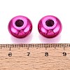 UV Plating Opaque Acrylic European Beads PACR-T017-19M-11-3