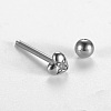 316L Surgical Stainless Steel Micro Pave Clear Cubic Zirconia Tongue Rings FS-WG6EDE0-03-3