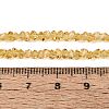 Transparent Glass Beads Strands GLAA-N018-3mm-22-2