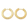 Frosted 304 Stainless Steel Huggie Hoop Earrings for Women EJEW-C096-32G-G-2