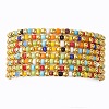 Glass Beads Beaded Stretch Bracelets BJEW-JB10958-1