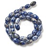 Natural Blue Spot Jasper Beads Strands G-B106-B29-01-3