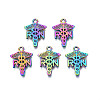 Rainbow Color Alloy Pendants PALLOY-N156-219-1