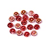 Baking Paint Electroplate Transparent Glass Beads EGLA-Q141-01A-A03-1