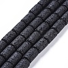 Natural Lava Rock Beads Strands X-G450-B11-1