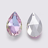 K9 Glass Rhinestone Pendants GLAA-K034-K01-2