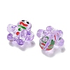 Christmas Handmade Lampwork Beads Strands LAMP-M021-02E-3