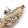 Crocodile Alloy Rhinestone  Brooches JEWB-Q006-04A-4