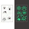 Hallowmas Luminous Glow in the Dark Removable Temporary Water Proof Tattoos Paper Stickers PW-WGAF489-05-1