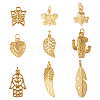 18Pcs 9 Style Alloy Pendants FIND-TA0003-38-3